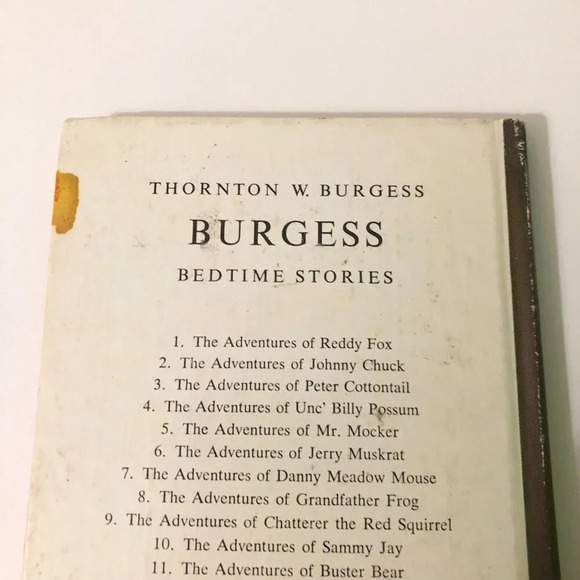 Vtg  The Adventures of Jimmy Skunk Thornton Burgess Bedtime Story Book - Picture 5 of 16